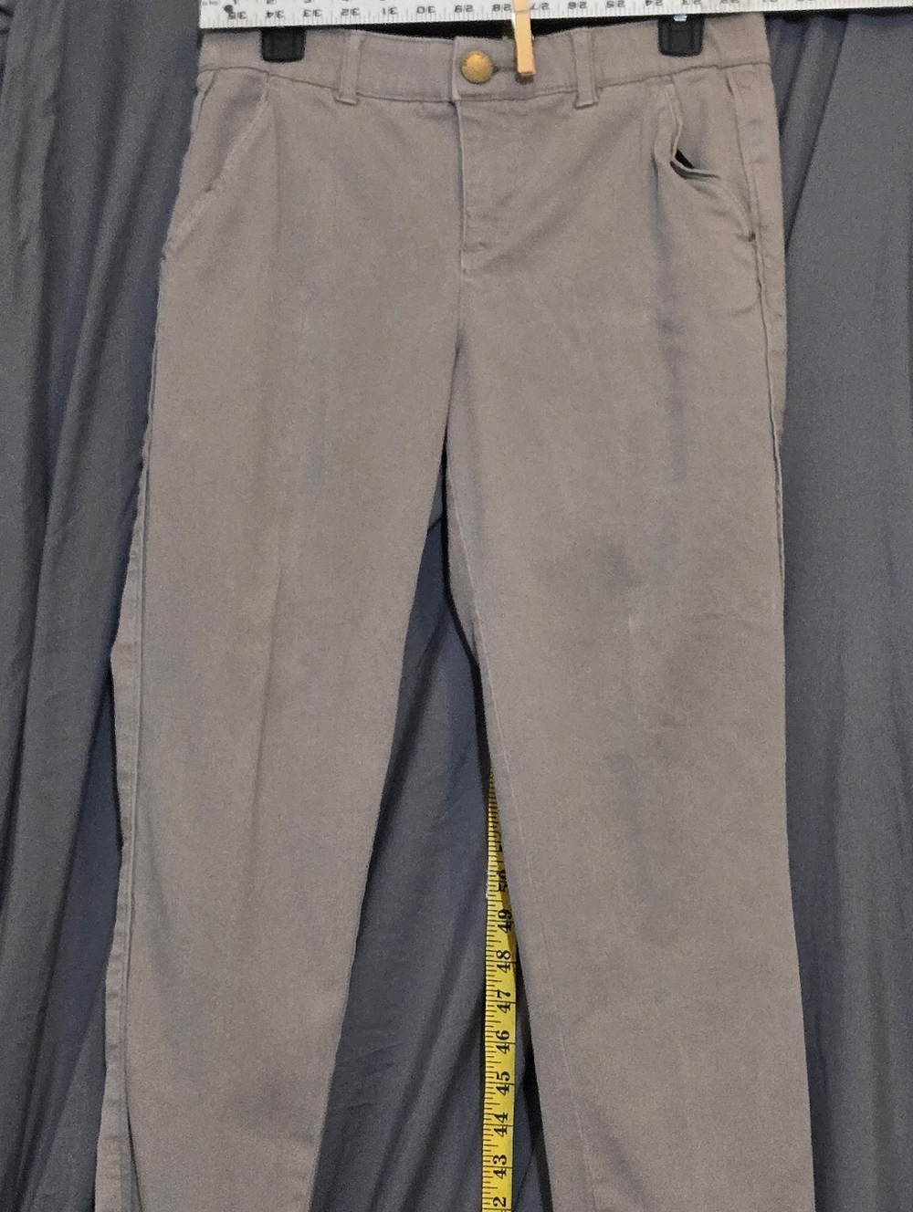 Democracy Ab Solution Pants Women’s Size 6 Gray Stretch Straight Leg Casual